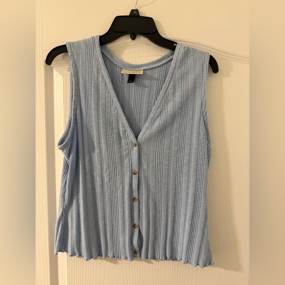 Universal Thread Button-Front Knit Tank Top